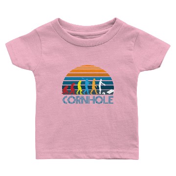 Discover Evolution Cornhole Baby T-shirts