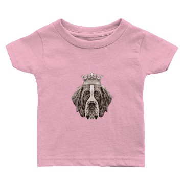 Discover Saint Bernard Crown Baby T-shirts