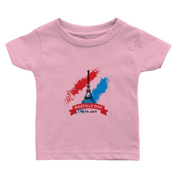Discover bastille day fr Baby T-shirts