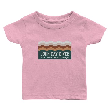 Discover Wild Scenic Protected Oregon John Day River Baby T-shirts
