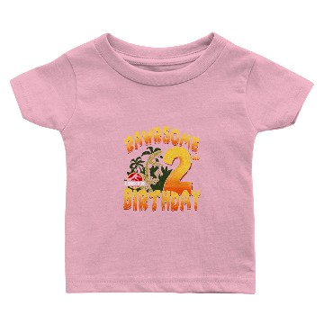 Discover Jurassic Park Rawrsome 2Nd BirthdayGift Baby T-shirts