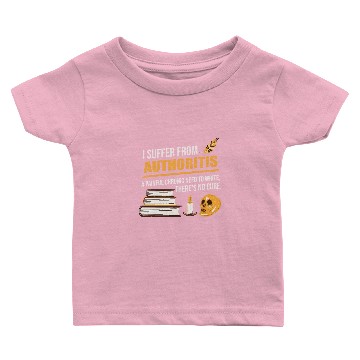 Discover Writing Writer Authoritis Baby T-shirts