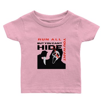 Discover Crimes Mystery ghost face Baby T-shirts