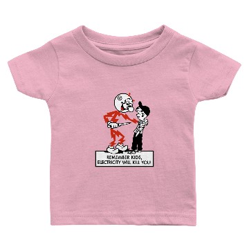 Discover Reddy kilowatt warning 4 Baby T-shirts