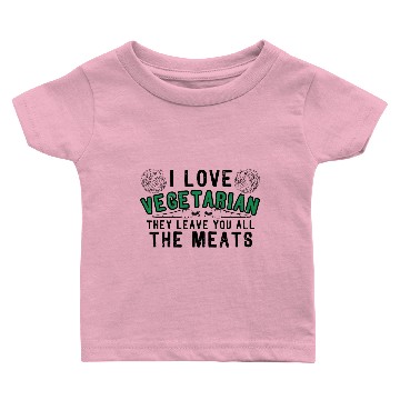 Discover Vegeatrian Meat Carrot Steak Baby T-shirts
