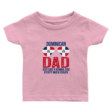 Discover Dominican Dad Dominican Republic Flag Baby T-shirts