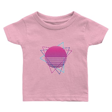 Discover sun retro synthwave Baby T-shirts