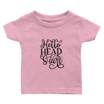 Discover Hello Head Back to School Baby T-shirts