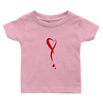 Discover Heart as exclamation point, bleeding heart Baby T-shirts