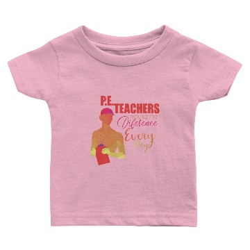 Discover PE teacher physical education exercise Baby T-shirts