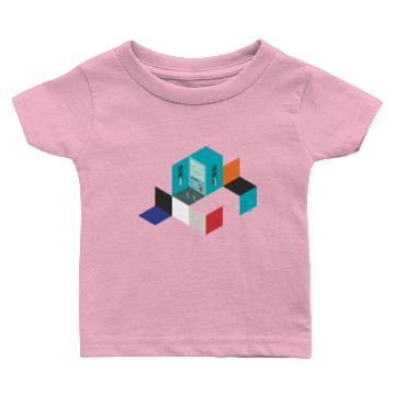 Discover Adventure Time Bmo Blocks Baby T-shirts