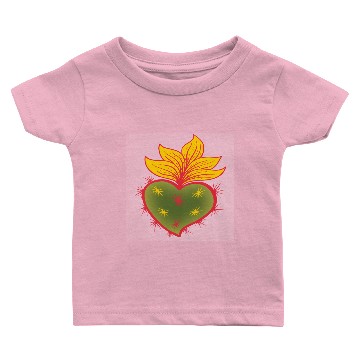 Discover Corazón Espinado, Cactus, Nopal, Agave Baby T-shirts
