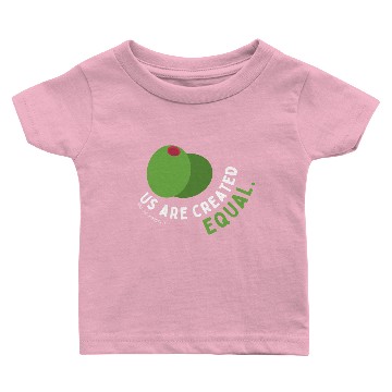 Discover Olive Us Are Created Equal Baby T-shirts