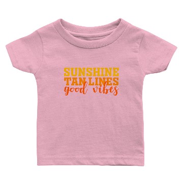 Discover Tan Line Sunshine Tan Lines Good V Hawaii Summ Baby T-shirts