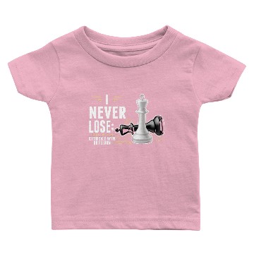 Discover Smart Chess Player Intelligent Board game Baby T-shirts