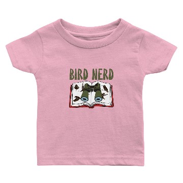 Discover Bird Nerd Birdwatching Wildlife Observation Baby T-shirts