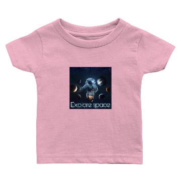 Discover Explore space solar system Baby T-shirts