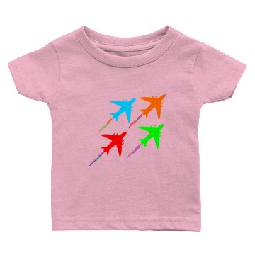 Discover fighter aircraft jets in formation Baseball Jackets Baby T-shirts