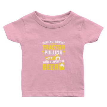 Discover Weekend Forecast Tractor Pulling With Beer Baby T-shirts