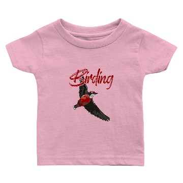 Discover Birding Birdwatching Wildlife Observation Bird Baby T-shirts