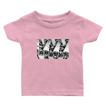 Discover Paisley Batik Flowers BALI Baby T-shirts