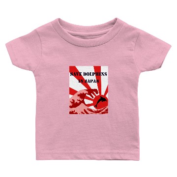 Discover Save Japan Dolphins Baby T-shirts