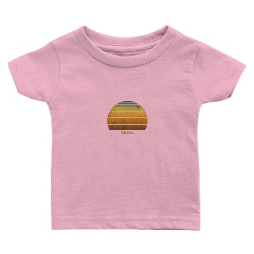 Discover Retro Nepal Sunset Vintage Native Vacation Baby T-shirts