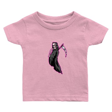 Discover Skeleton Grim Reaper Halloween v3 Baby T-shirts