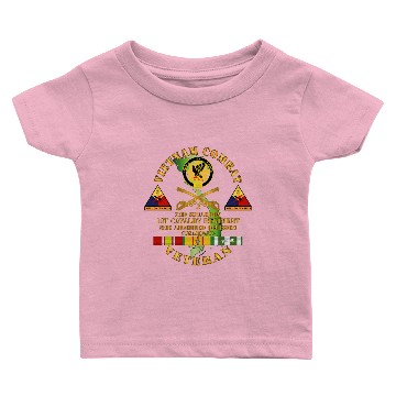 Discover 2nd Squadron 1st Cav Regt 2nd Armor Div Baby T-shirts