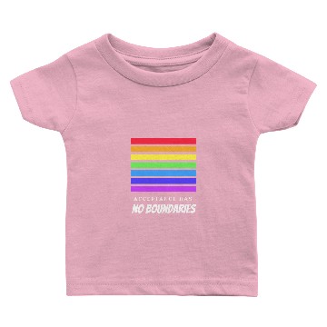 Discover Acceptance has no Boundaries Baby T-shirts