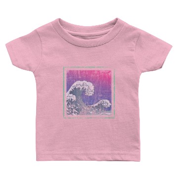 Discover Synthwave Retro Wave Kanagawa Baby T-shirts