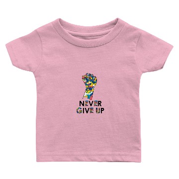 Discover desi design never give up Baby T-shirts