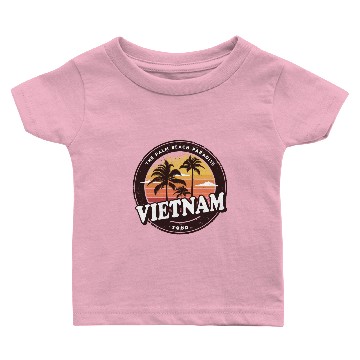 Discover Vietnam Vintage Beach Design / Gift Idea Baby T-shirts