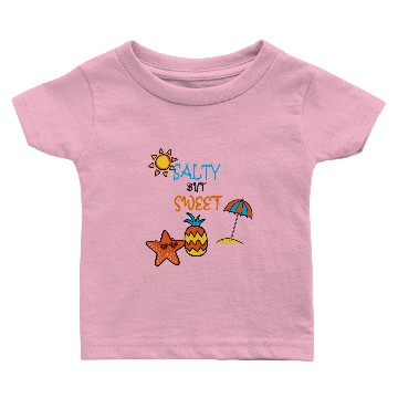 Discover Salty and sweet pineappleTropical Beach Baby T-shirts