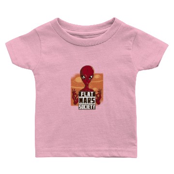 Discover Flat Mars Society Flat Earth Gift flatmars Baby T-shirts