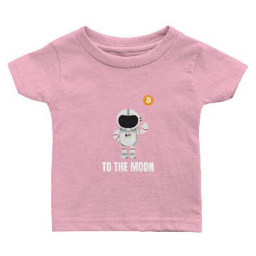 Discover Bitcoin to the Moon Present BTC Gift When Lambo Baby T-shirts