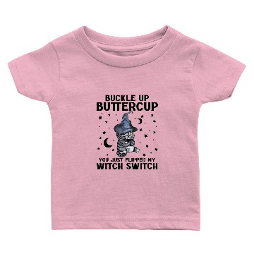 Discover Cat Halloween Flipped My Witch Switch Baby T-shirts
