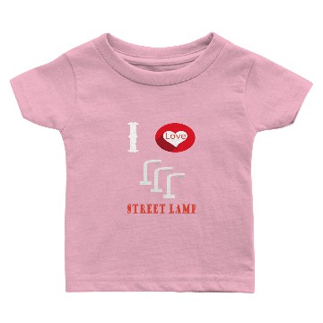 Discover I Love lamp Trendy Funny Baby T-shirts...