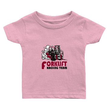 Discover Forklift Racing Team Baby T-shirts