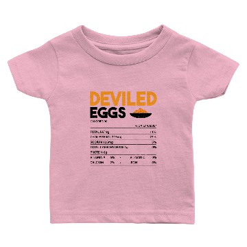Discover Deviled Eggs Nutrition Facts - Eggs Baby T-shirts