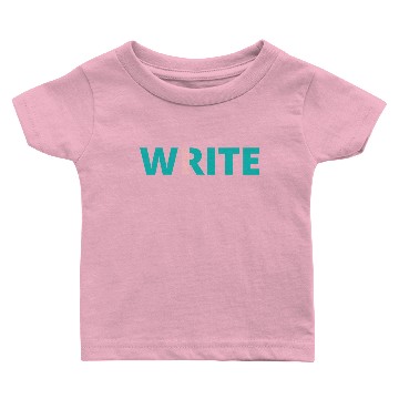 Discover I in Write Single Word Design Self Reflective Baby T-shirts