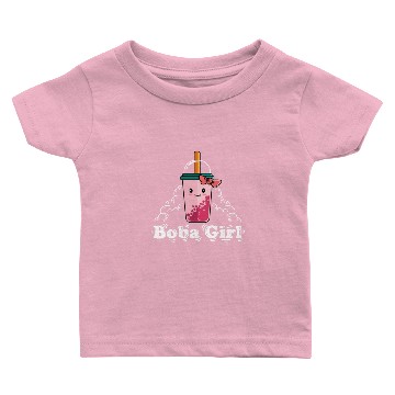 Discover Boba Girl I love Boba milk Tea Bubble Drinks Milkt Baby T-shirts