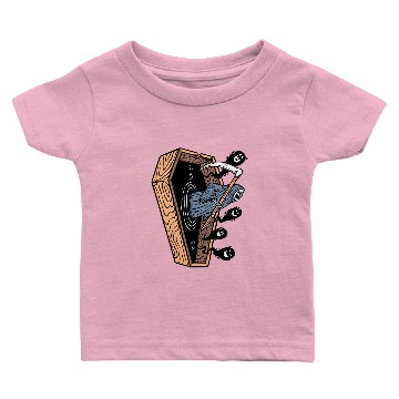 Discover Grim reaper came out of the coffin Baby T-shirts