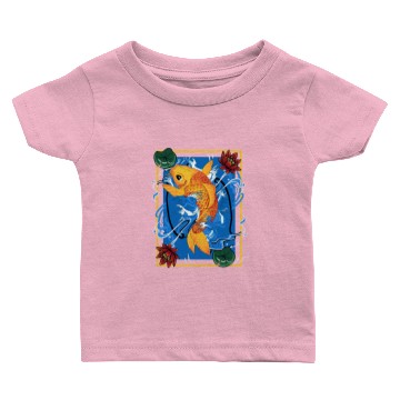 Discover koi fish Baby T-shirts