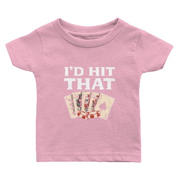 Discover Casino Blackjack Id Hit That Men Baby T-shirts