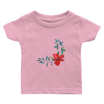 Discover hand painted - flower Baby T-shirts