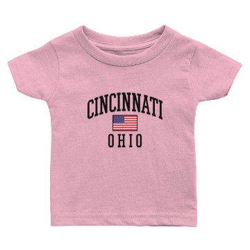 Discover Cincinnati Ohio Baby T-shirts