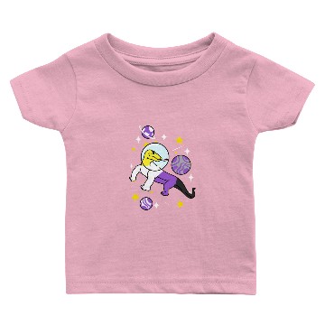 Discover Nonbinary Pride Komodo Dragon In Space Baby T-shirts