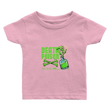 Discover green toxic with crossbones Baby T-shirts