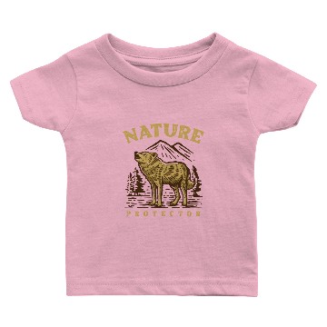 Discover Mountain wolf Baby T-shirts